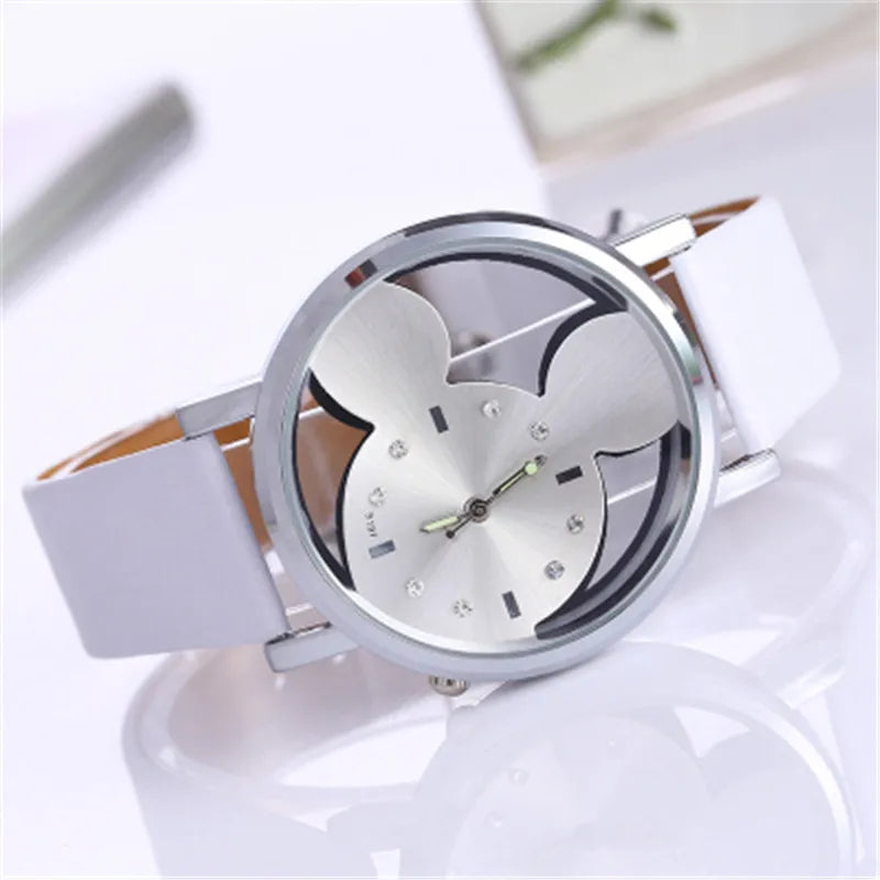 Girl Boy Children's Kids Watches with double-sided hollow Children's Watch For Student Boys Girl Cartoon Animated Image