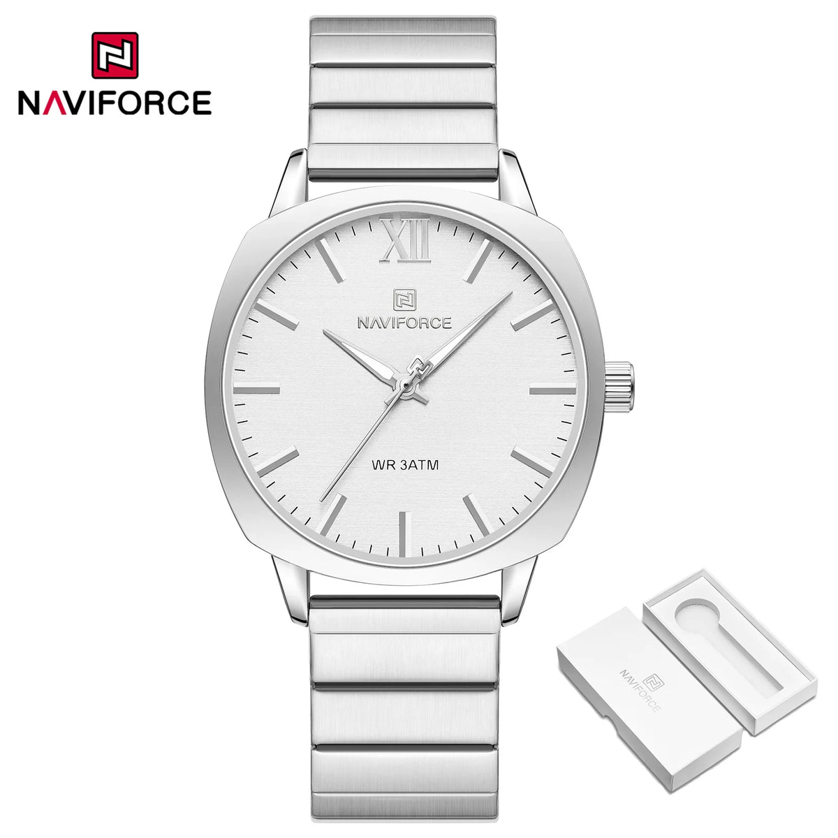 NAVIFORCE Women Casual Watch Fashion Quartz Woman Wristwatches Top Design Ladies Gift Stainless Steel Bracelet relogio Feminino