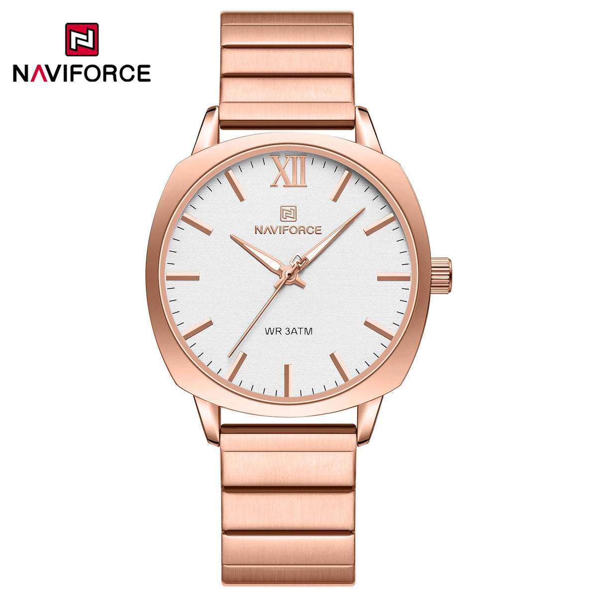 NAVIFORCE Women Casual Watch Fashion Quartz Woman Wristwatches Top Design Ladies Gift Stainless Steel Bracelet relogio Feminino