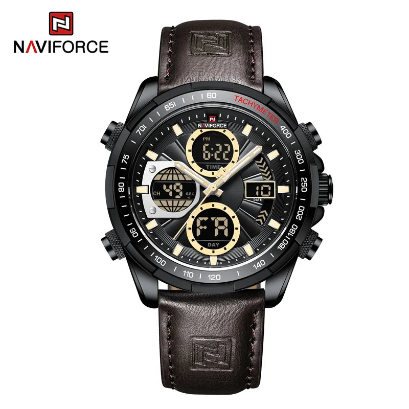 NAVIFORCE Fashion Military Watches for Men Luxury Original Digital Sport Chronograph Waterproof Quartz WristWatch Free Shiping