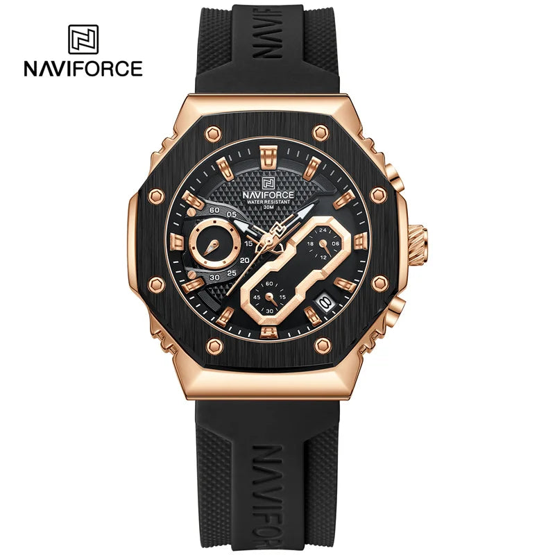 NAVIFORCE Luxury Watches for Men Women High Quality Original Couple Wrist watch Silicone Strap Military Sport Waterproof Clock