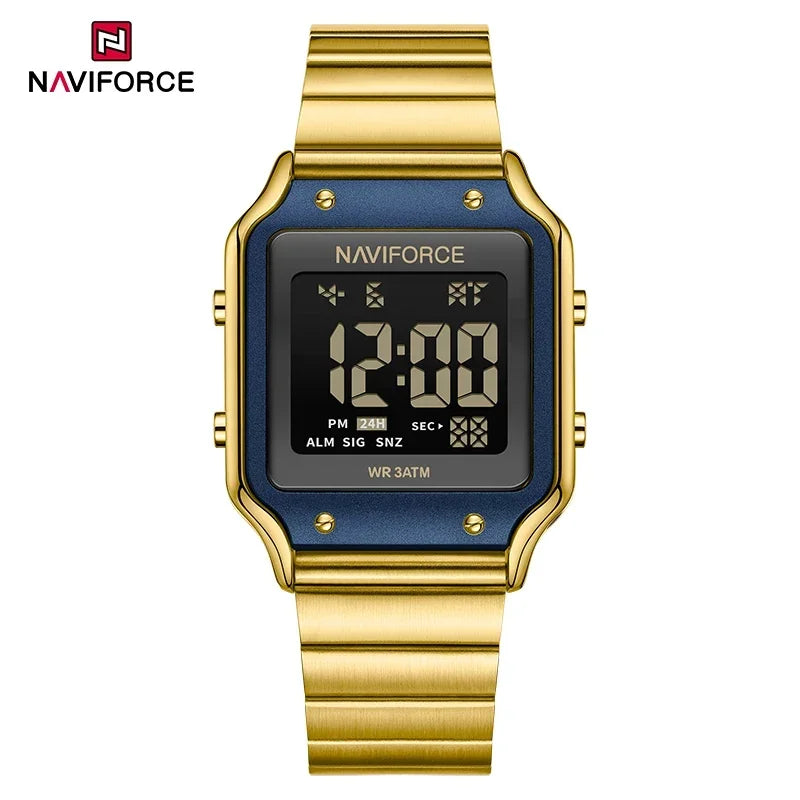 NAVIFORCE Casual Style Digital Watch Women Waterproof Fashion Top Brand Sport Watches Lady Electronic Watch Relogios Masculino