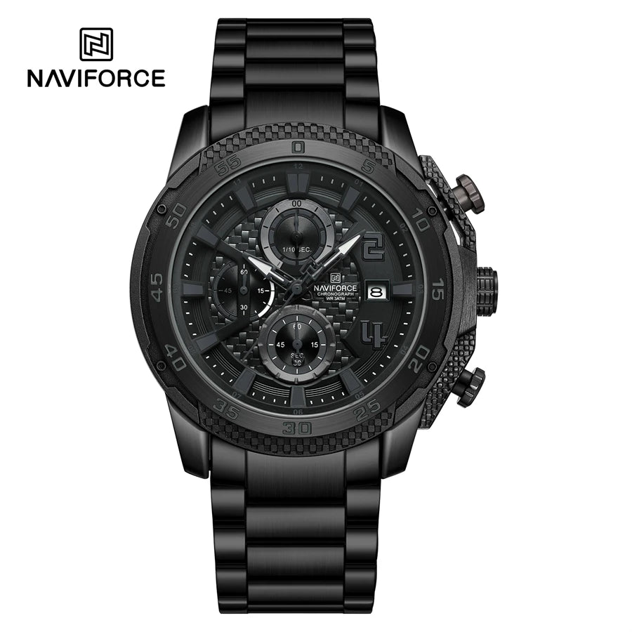 NAVIFORCE Quartz Original Watch for Men Stainles Steel Waterproof Sport Watches Fashion Luxury Top Brand Man Hot Sale Wristwatch