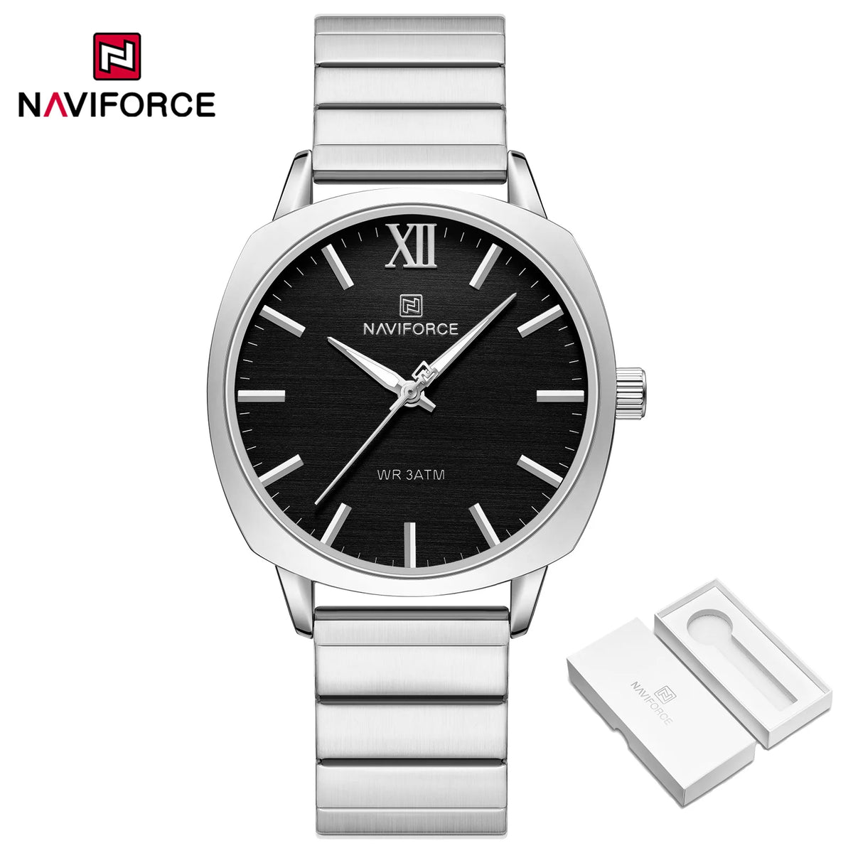 NAVIFORCE Women Casual Watch Fashion Quartz Woman Wristwatches Top Design Ladies Gift Stainless Steel Bracelet relogio Feminino