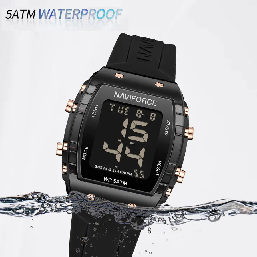 NAVIFORCE Women Watches Fashion Simple Waterproof Electronic Wristwatch Sport Fumed Silica Bracelet Clock Reloj Mujer 2023 New