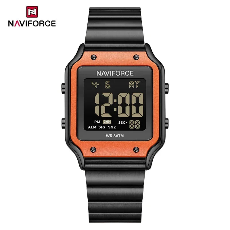 NAVIFORCE Casual Style Digital Watch Women Waterproof Fashion Top Brand Sport Watches Lady Electronic Watch Relogios Masculino