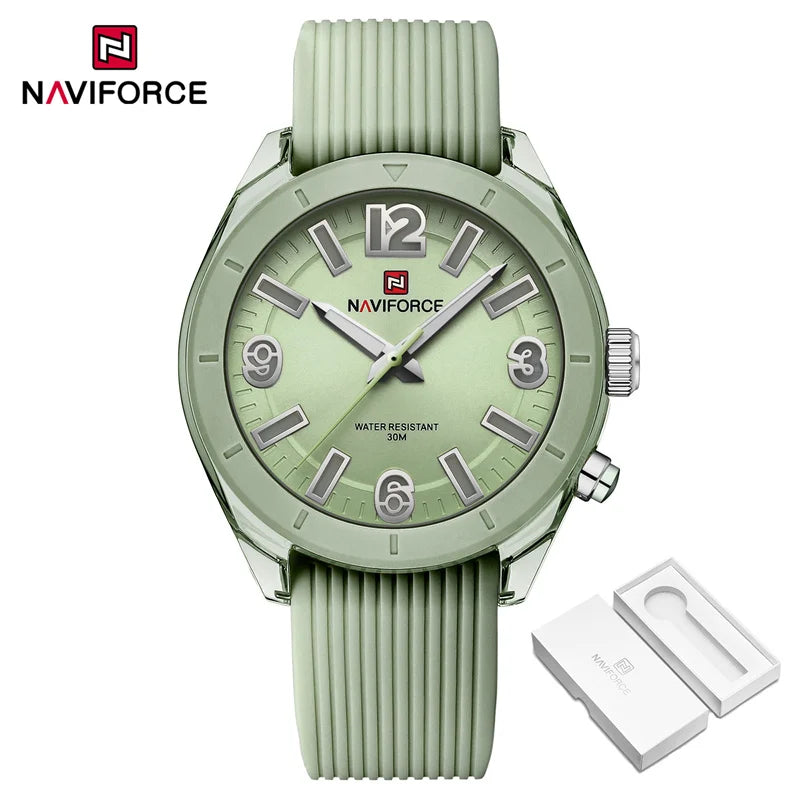 NAVIFORCE Women Fashion Watch Waterproof Personality Ladies Quartz Wristwatches Luxury Dress Clock Romatic Girlfriend Gift 2024