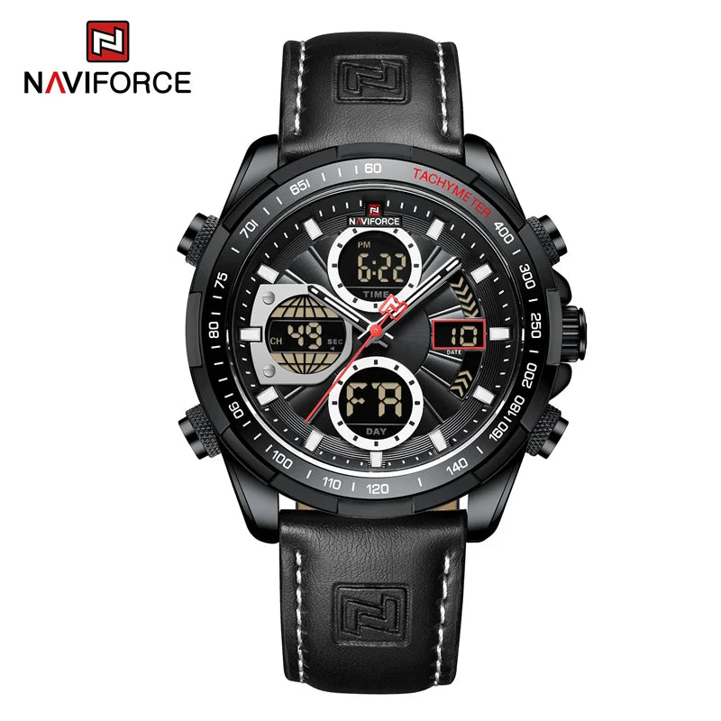 NAVIFORCE Fashion Military Watches for Men Luxury Original Digital Sport Chronograph Waterproof Quartz WristWatch Free Shiping