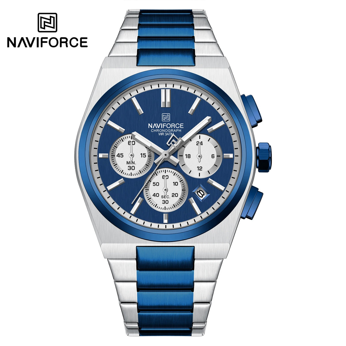 NAVIFORCE Couple Watches Pair Men Women Fashion Luxury Quartz Wristwatches Clock 2024 New Waterproof Stainless steel Watch Sets