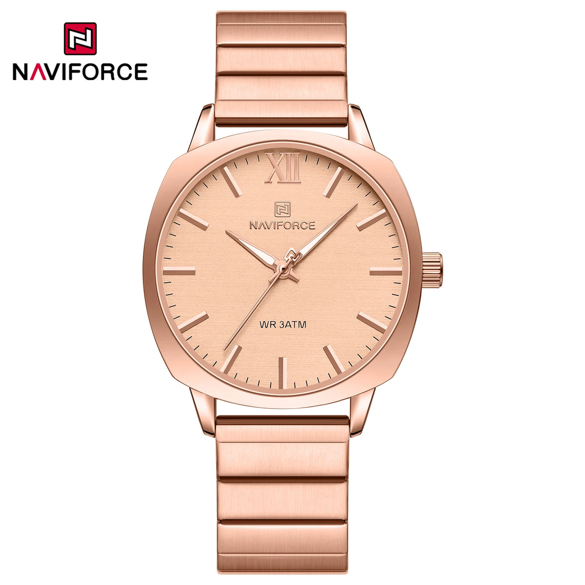 NAVIFORCE Women Casual Watch Fashion Quartz Woman Wristwatches Top Design Ladies Gift Stainless Steel Bracelet relogio Feminino