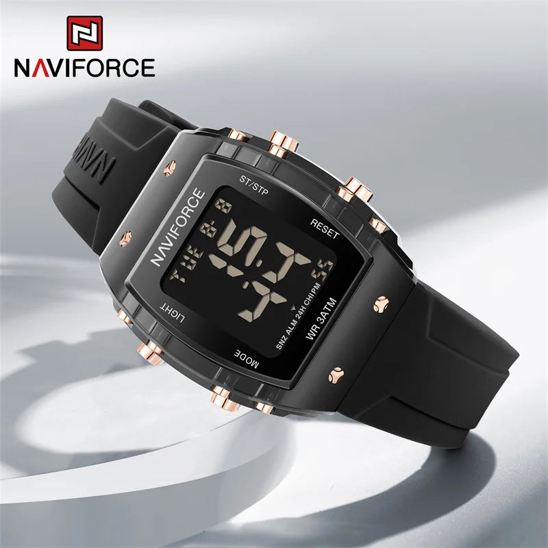 NAVIFORCE Women Watches Fashion Simple Waterproof Electronic Wristwatch Sport Fumed Silica Bracelet Clock Reloj Mujer 2023 New