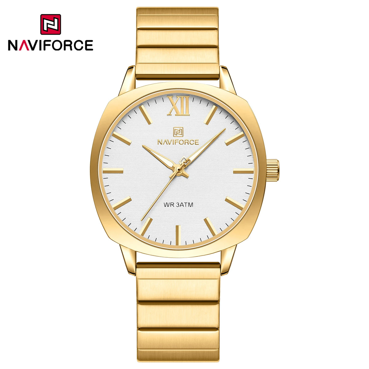 NAVIFORCE Women Casual Watch Fashion Quartz Woman Wristwatches Top Design Ladies Gift Stainless Steel Bracelet relogio Feminino