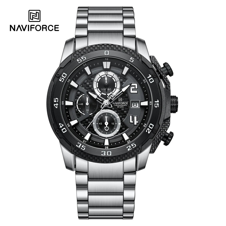 NAVIFORCE Quartz Original Watch for Men Stainles Steel Waterproof Sport Watches Fashion Luxury Top Brand Man Hot Sale Wristwatch