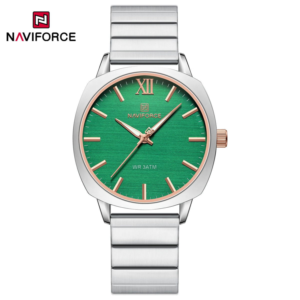 NAVIFORCE Women Casual Watch Fashion Quartz Woman Wristwatches Top Design Ladies Gift Stainless Steel Bracelet relogio Feminino