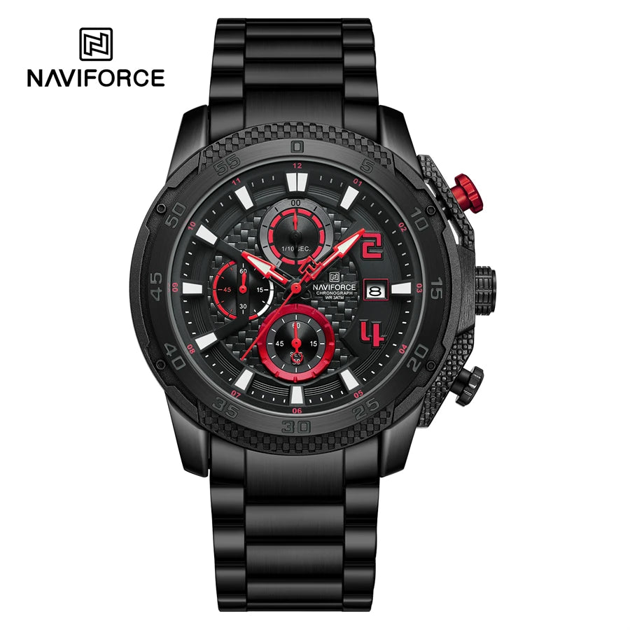 NAVIFORCE Quartz Original Watch for Men Stainles Steel Waterproof Sport Watches Fashion Luxury Top Brand Man Hot Sale Wristwatch