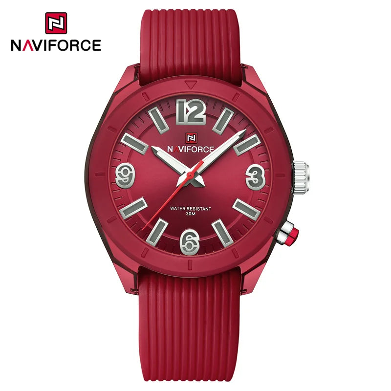 NAVIFORCE Women Fashion Watch Waterproof Personality Ladies Quartz Wristwatches Luxury Dress Clock Romatic Girlfriend Gift 2024