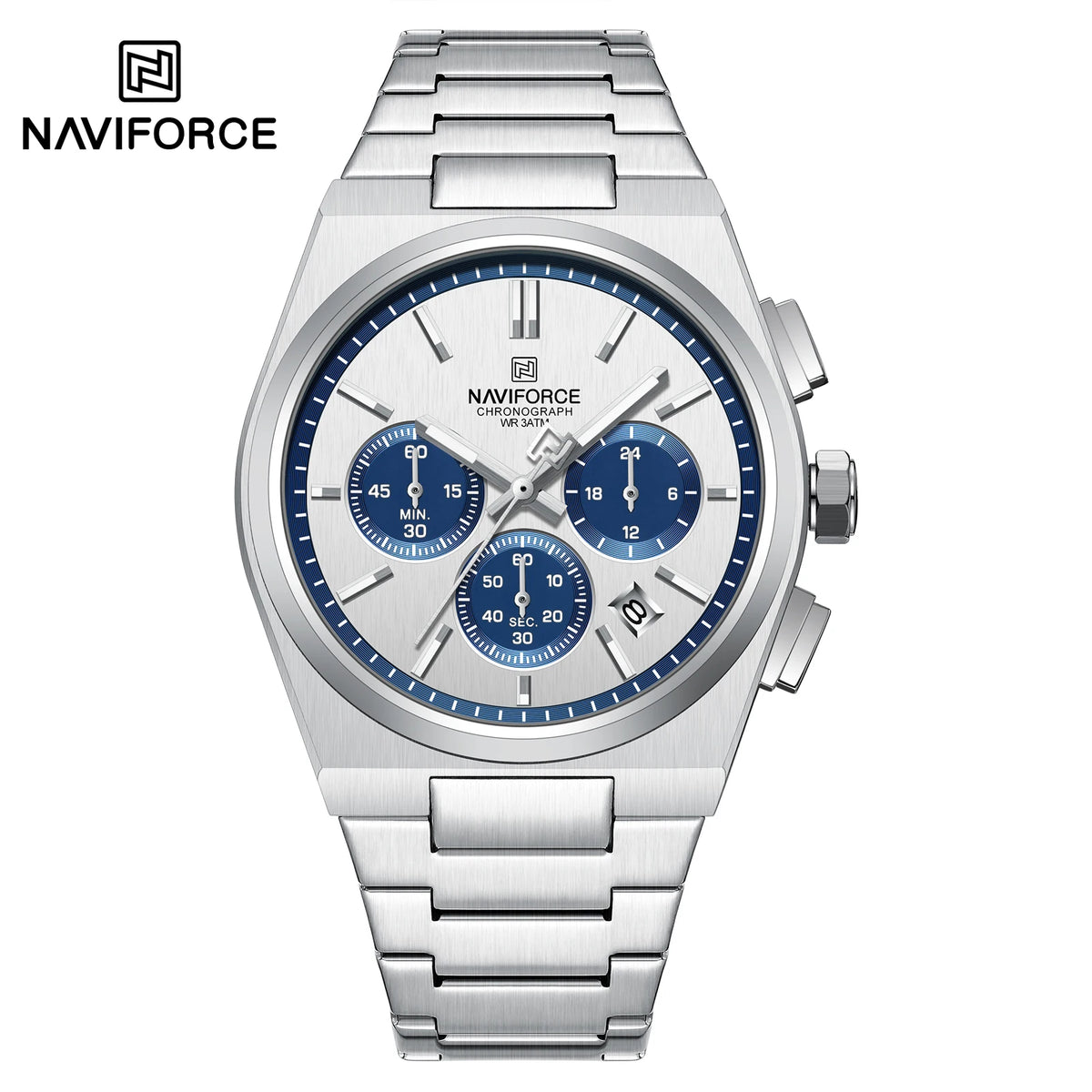 NAVIFORCE Couple Watches Pair Men Women Fashion Luxury Quartz Wristwatches Clock 2024 New Waterproof Stainless steel Watch Sets