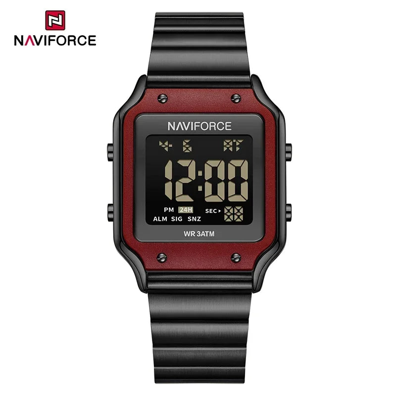 NAVIFORCE Casual Style Digital Watch Women Waterproof Fashion Top Brand Sport Watches Lady Electronic Watch Relogios Masculino