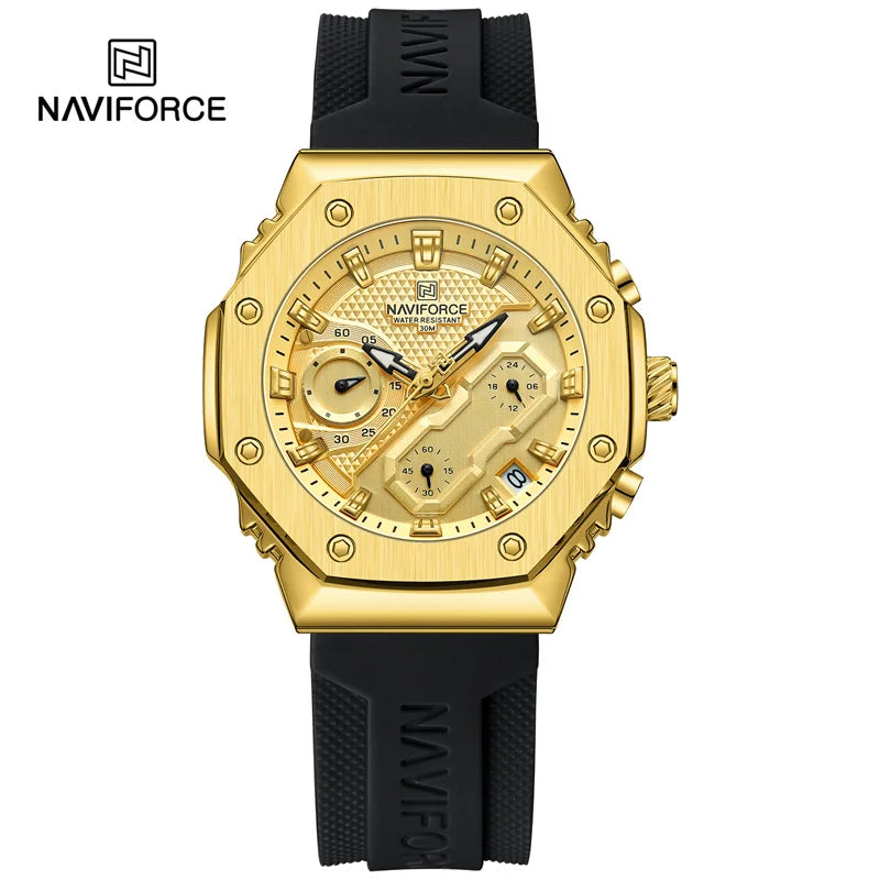 NAVIFORCE Luxury Watches for Men Women High Quality Original Couple Wrist watch Silicone Strap Military Sport Waterproof Clock