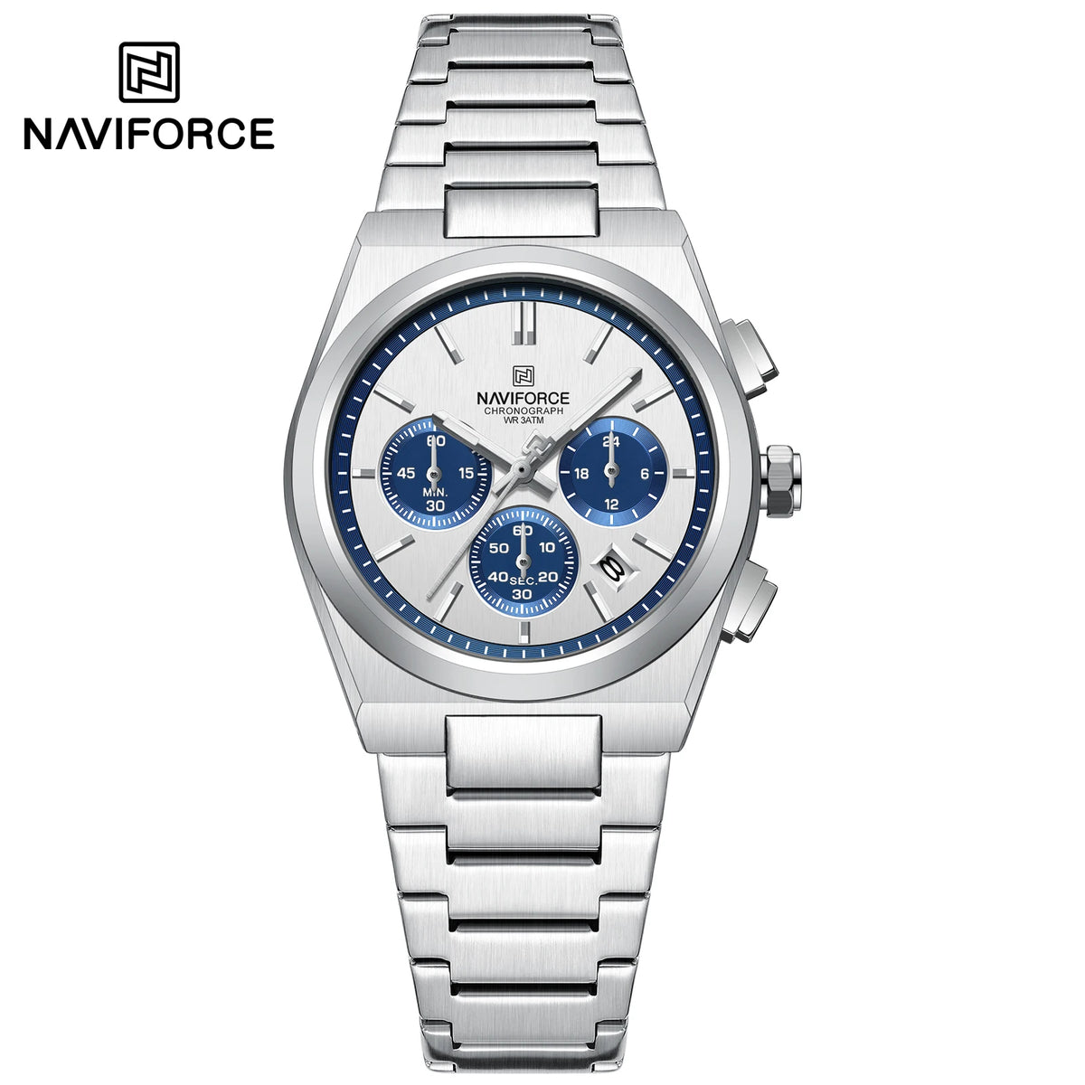 NAVIFORCE Couple Watches Pair Men Women Fashion Luxury Quartz Wristwatches Clock 2024 New Waterproof Stainless steel Watch Sets