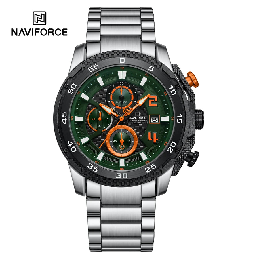 NAVIFORCE Quartz Original Watch for Men Stainles Steel Waterproof Sport Watches Fashion Luxury Top Brand Man Hot Sale Wristwatch