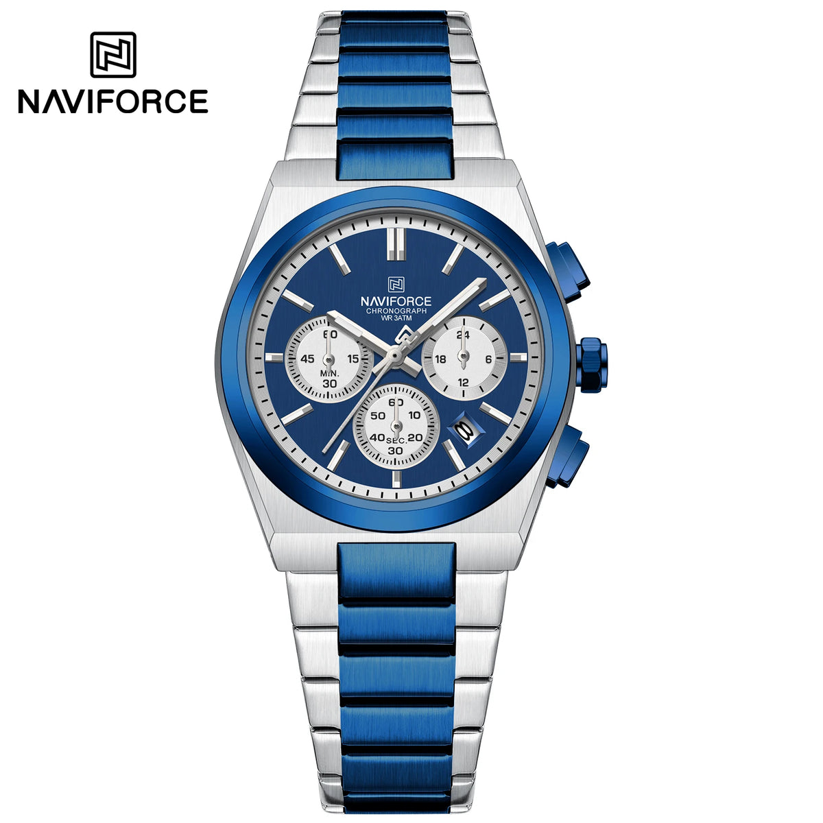 NAVIFORCE Couple Watches Pair Men Women Fashion Luxury Quartz Wristwatches Clock 2024 New Waterproof Stainless steel Watch Sets